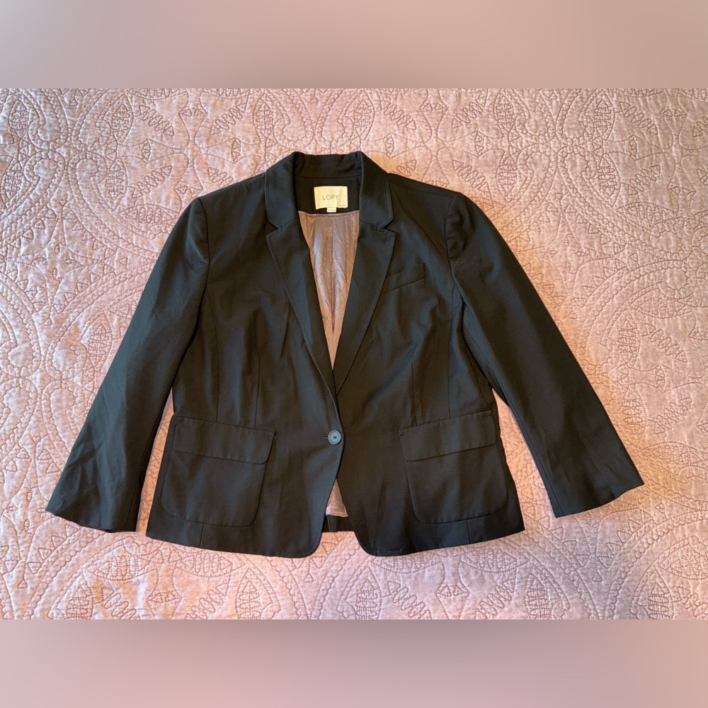 LOFT Classic Black Blazer